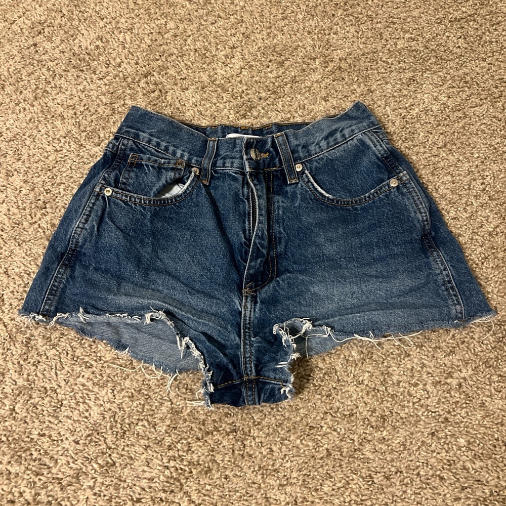 Forever 21 Blue Jean Shorts